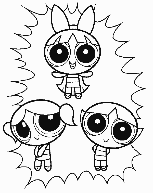 Power Puff Girls Coloring Pages 4